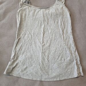 Secret Treasures Heather Gray Racerback Tank Top